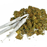 Marihuana joint with marihuana